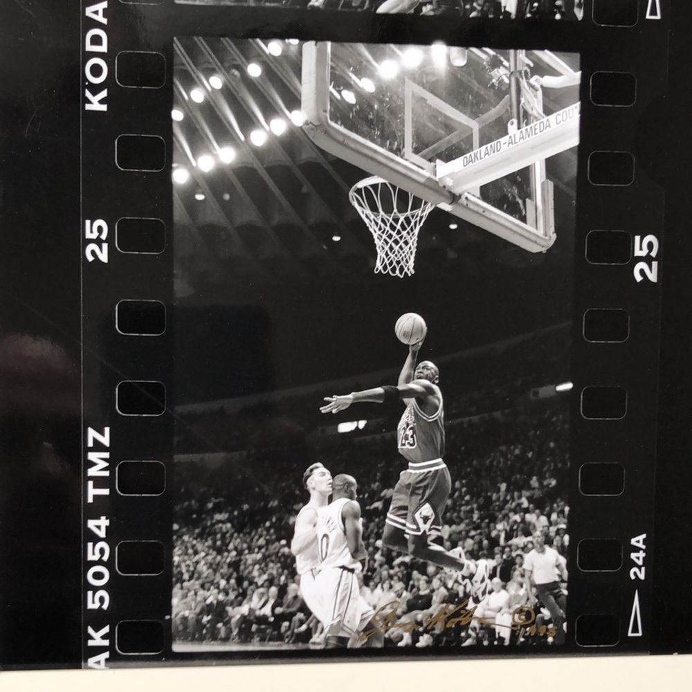 Michael Jordan Blown Up Frame By Frame Kodak Photos